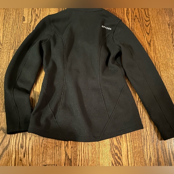 Black Spider Sweater - Full Zip, Size Medium - Picture 2 of 6